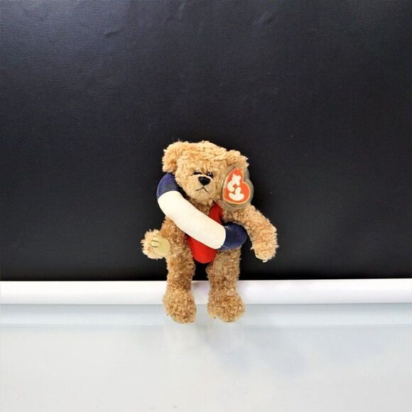 Ty Beanie Babies Allura Bear Swim Ring Retired Plush Toy 1993 Attic Treasures - Picture 5 of 10